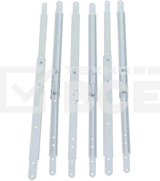 Стойка двухрамная NTSS NTSS-2POR33U/600-1000 33U 550ммx1000мм 600кг серый