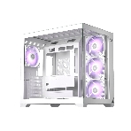 Корпус без блока питания PCCooler C3T700 ARGB WH, Midi-Tower, TG, 4x120мм ARGB, 1xUSB-A 3.0 + 1xUSB-A 2.0 + 1xUSB-C, ATX, mATX, mITX белый, фото14