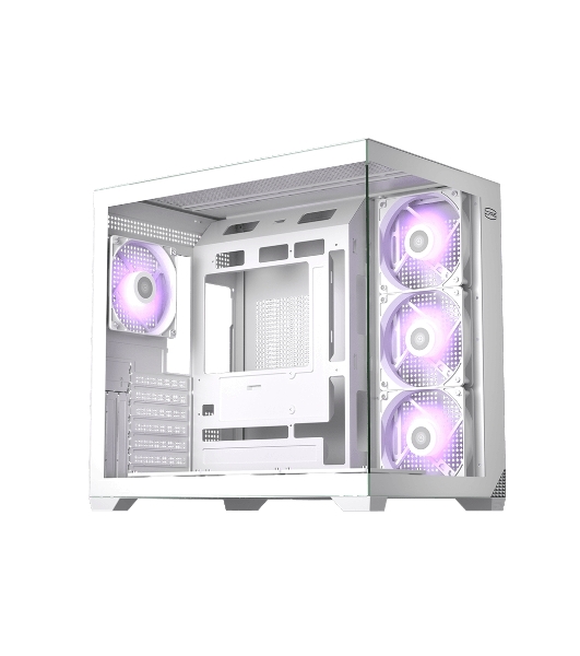 Корпус без блока питания PCCooler C3T700 ARGB WH, Midi-Tower, TG, 4x120мм ARGB, 1xUSB-A 3.0 + 1xUSB-A 2.0 + 1xUSB-C, ATX, mATX, mITX белый