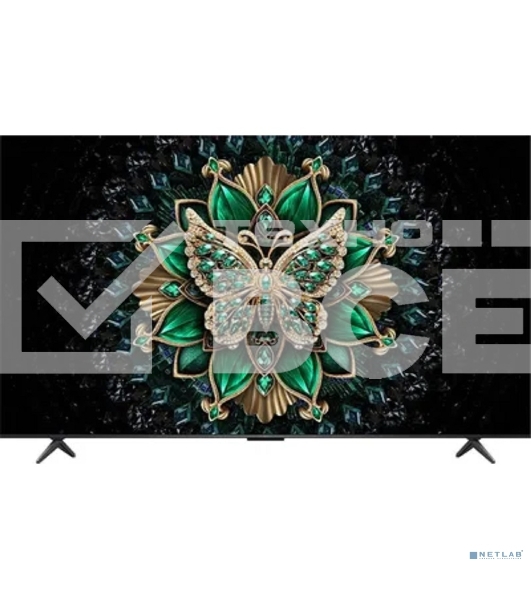 Телевизор TCL 75' 75C6K черный QLED UHD 144Hz Google TV