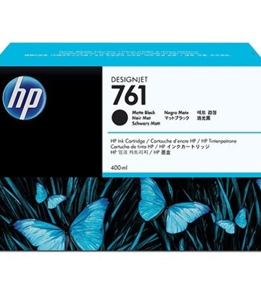 Картридж струйный HP №761 CM991A черный матовый для HP DJ T7100 (400мл)