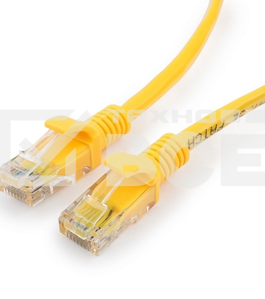 Патч-корд UTP Cablexpert кат.5e, 3м, литой, многожильный (желтый)
