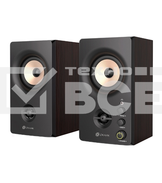 Акустическая система Oklick OK-164 2.0 черный 30Вт