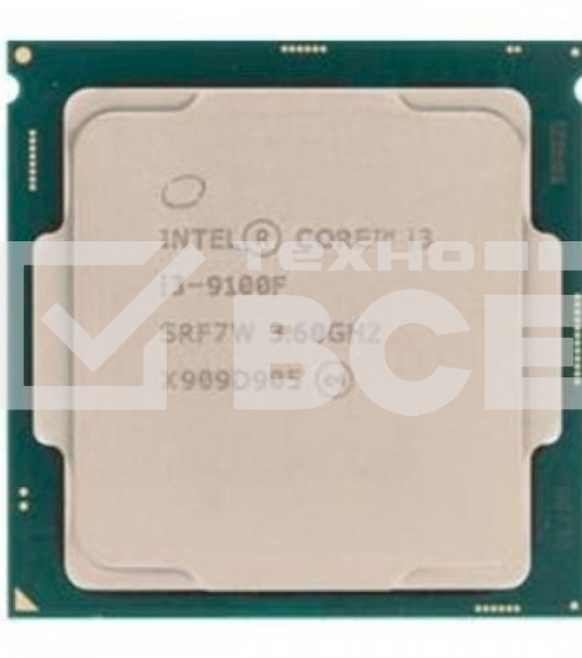 Процессор Intel Original Core i3 9100F Soc-1151v2 (CM8068403377321S RF7W) (3.6GHz) OEM