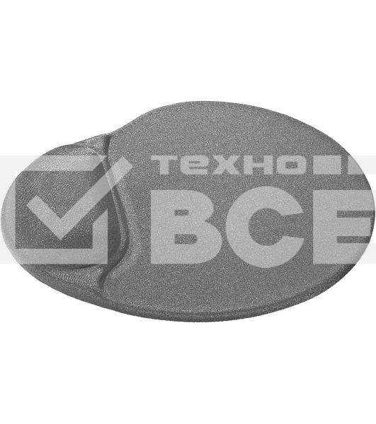 Коврик для мыши Defender гелевый Easy Work (серая лайкра) нескользящ.основа,260х225х5мм