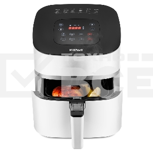 Аэрогриль Kitfort KT-2217 1500Вт белый/черный