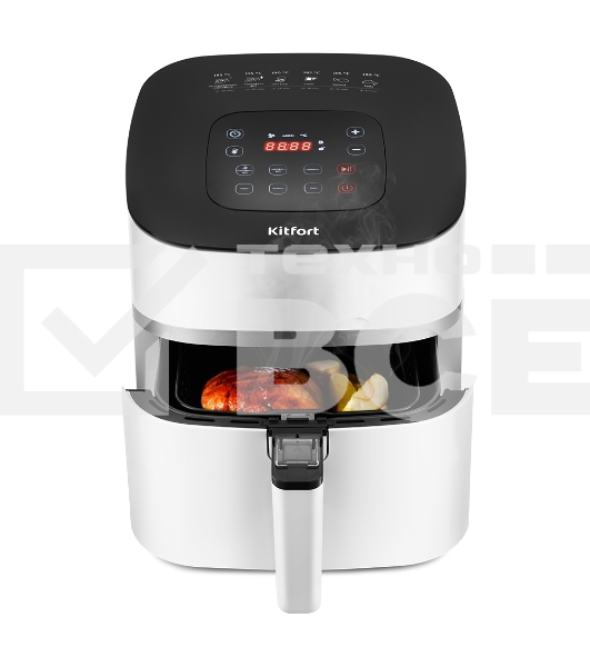 Аэрогриль Kitfort KT-2217 1500Вт белый/черный