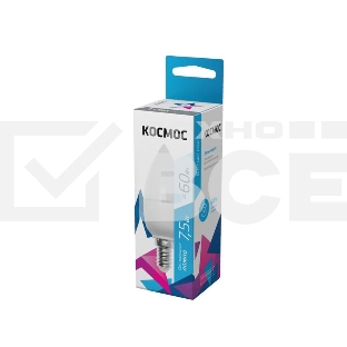 Лампа светодиодная LED BASIC CN 7.5Вт 220В E14 4500К Космос LkecLED7.5wCNE1445
