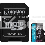 Флеш карта microSDXC 512Gb Class10 Kingston SDCG3/512GB Canvas Go! Plus + adapter, фото11