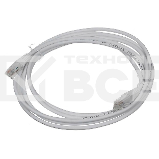 Кабель Patch cord Lanmaster TWT-45-45-3.0/S-GY 3м