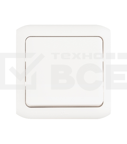 Электроустановочные изделия Legrand Legrand 782305 Кнопка Quteo IP44 (Белый)