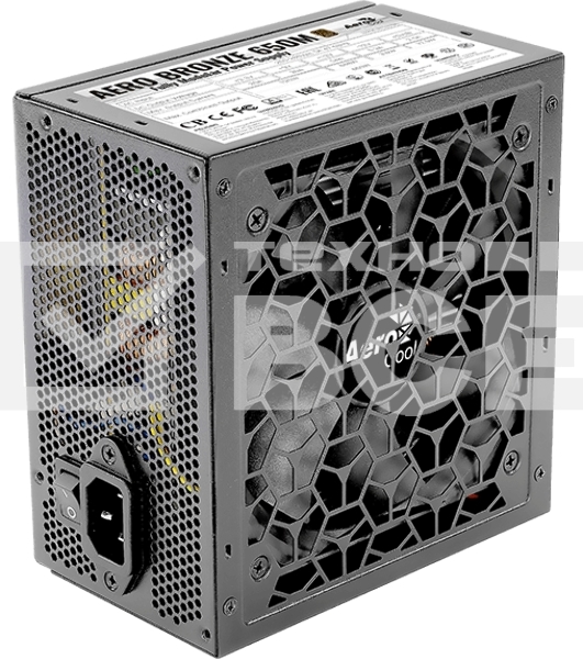 Блок питания Aerocool / Formula AERO BRONZE 650M (80+ Bronze, КПД>90%, ATX v2.4, A.PFC, Fan 12cm, Japanese Capacitors)