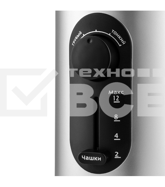 Кофемолка Kitfort KT-748 200Вт сист.помол.:ротац.нож вместим.:70гр нержавеющая сталь/черный