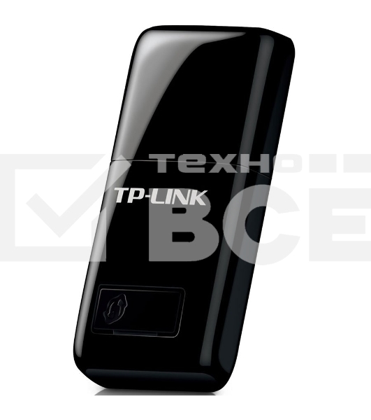 Сетевой адаптер TP-Link SOHO TL-WN823N Беспроводной USB мини адаптер 300 Мбит/с стандарта N c кнопкой QSS(Realtec)
