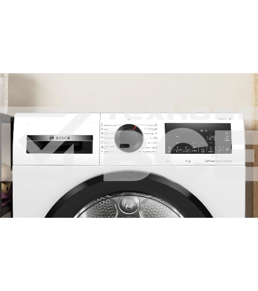 Сушильная машина Bosch WQG24500BY пан.англ. кл.энер.:A++ макс.загр.:9кг белый