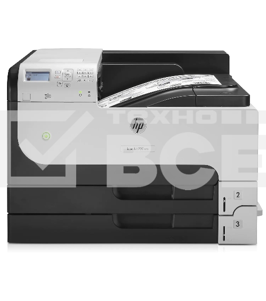 Принтер лазерный HP LaserJet Enterprise 700 M712dn (CF236A), A3, ч/б, печ. до 41 стр/мин. (А4) до 40 стр/мин. (А3), 1200 x 1200 dpi, USB, RJ-45, Air Print
