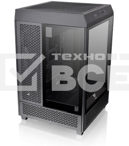Компьютерный корпус Thermaltake The Tower 500 черный без БП ATX 1x120mm 3x140mm 4xUSB3.0 2xUSB3.1 audio bott PSU