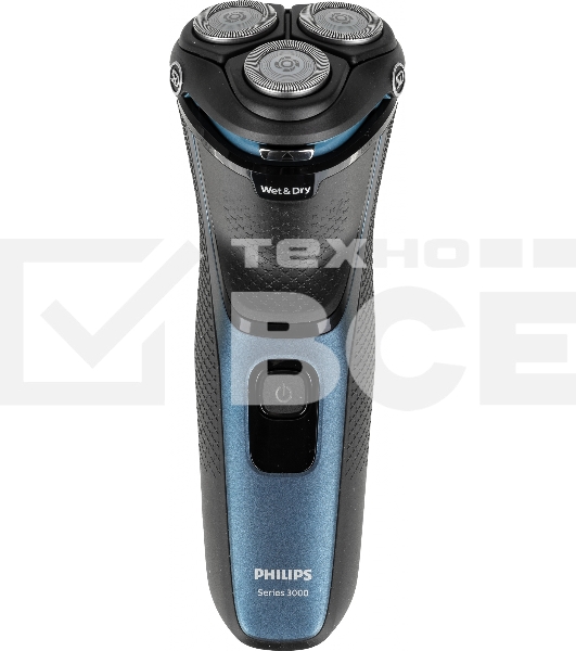 Бритва роторная Philips S3134/51 реж.эл.:3 питан.:аккум. черный
