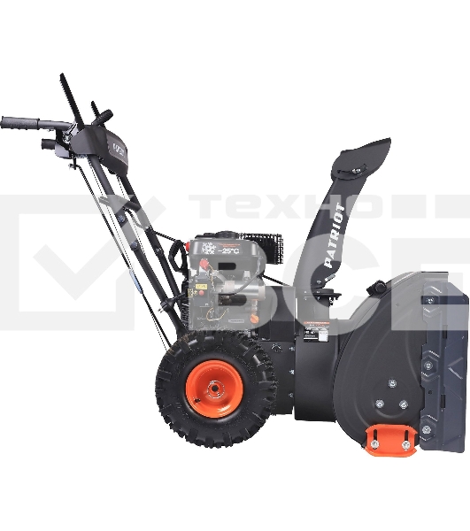 Снегоуборщик PATRIOT PS 707 E, Двигатель 7л.с до -25 °С; 212 сс; Стартер ручной / 220V; LED-фара, Панель c увеличенным диапазоном скоростей 6 вперед /2 назад; Ширина ковша  610мм +100(26