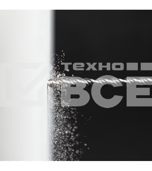 Бур по бетону Denzel двойная спираль, Cobalt W-tip, 12x600 мм, SDS PLUS