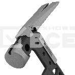 Молоток строительный Denzel 450 г, цельнокованый, боек с магнитом, двухкомп. обрезин. рук-ка, фото10