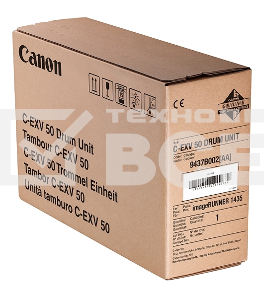 Барабан Canon C-EXV50 Drum Unit (9437B002AA 000), Black черный, 35500 стр, для IR1435/1435i/1435iF