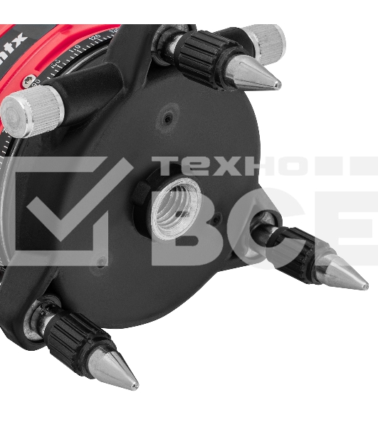 Лазерный уровень CRX-30R, 30 м, красный луч, батарейки, резьба 5/8