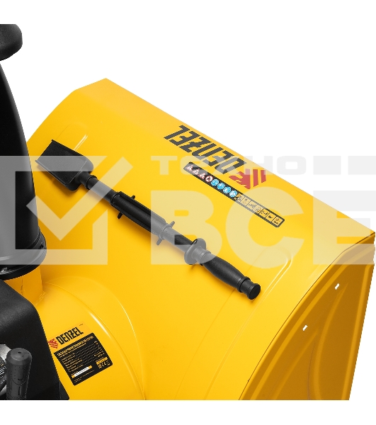 Бензиновая снегоуборочная машина SBM 610DT PRO, 212cc, гусеницы, эл.старт, блок. дифф.  Denzel