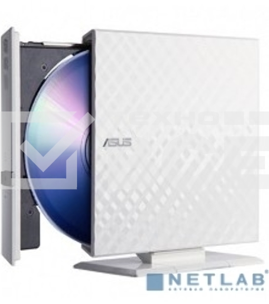 Оптический привод внешний DVD-RW Asus SDRW-08D2S-U белый USB внешний RTL
