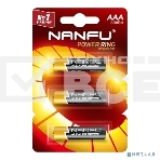 Батарейка щелочная AAA Nanfu LR03 3B(3x1B) (3шт.), фото 1