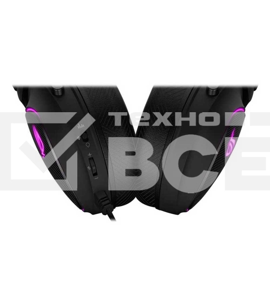 Игровые наушники ASUS ROG Delta S черные (7.1, USB Type-C + A, RGB подсветка, 50 мм, ESS 9281 Pro, микрофон, 90YH02K0-B2UA00)