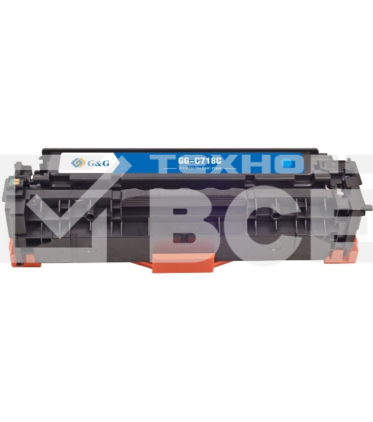 Картридж лазерный G&G GG-C718C голубой (2900стр.) для Canon MF8330i/MF8330/MF8350/LBP7200