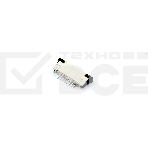 Разъем FPC  Half Coverage Top Contact 1.0K-BS-8PWB 8 pin высота 2мм шаг 1мм, фото3