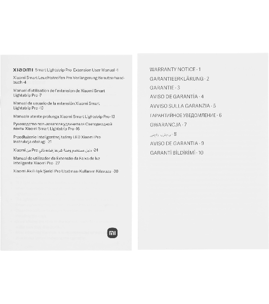 Лента светодиодная Xiaomi (удлинитель) Smart Lightstrip Pro Extension 