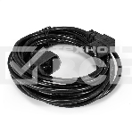 Кабель питания ExeGate Special EC-5S (C13 угловой->C14, 3*0.75mm2, CCA, черный, 5м), фото2