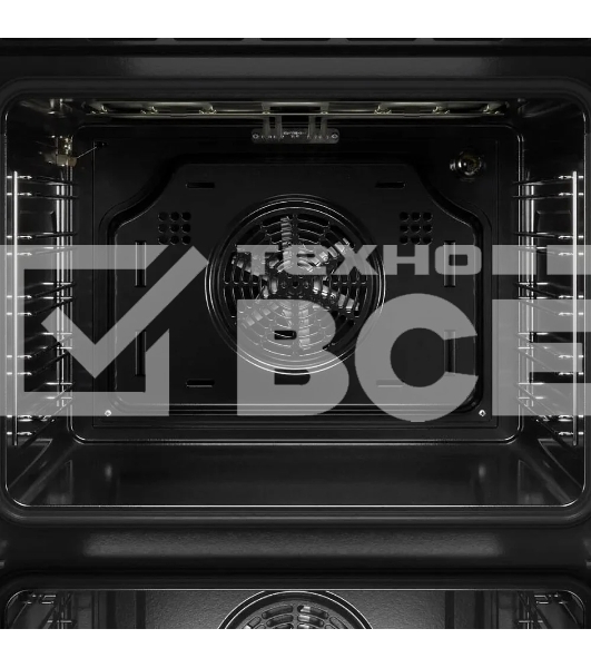 Встраиваемый духовой шкаф Kuppersberg HO 677 B, High-Tech, объем 70 л, 13 режимов, электронное управление (утапливаемые переключатели, аналоговый дисплей), телескопические направляющие на одном уровне, максимальная температура 300 градусов, 2 стекла в дверце, черный