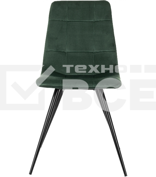 Стул для дома Бюрократ CH-K1_4 комплект 4 шт зеленый Holland 30 металл черный на ножках (CH-K1_1/HL30_4)