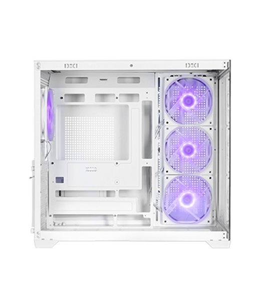 Корпус без блока питания PCCooler C3T700 ARGB WH, Midi-Tower, TG, 4x120мм ARGB, 1xUSB-A 3.0 + 1xUSB-A 2.0 + 1xUSB-C, ATX, mATX, mITX белый