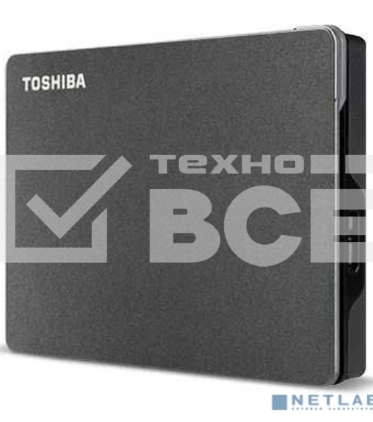 Внешний HDD 2.5' Toshiba Canvio Gaming, 2TB, USB 3.2 Gen 1 Type-A, 5400 rpm, черный