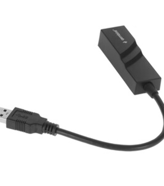 Сетевой адаптер Ethernet Gembird NIC-U11, USB 3.0 - Gigabit Ethernet adapter, пластик, белый, RTL8153