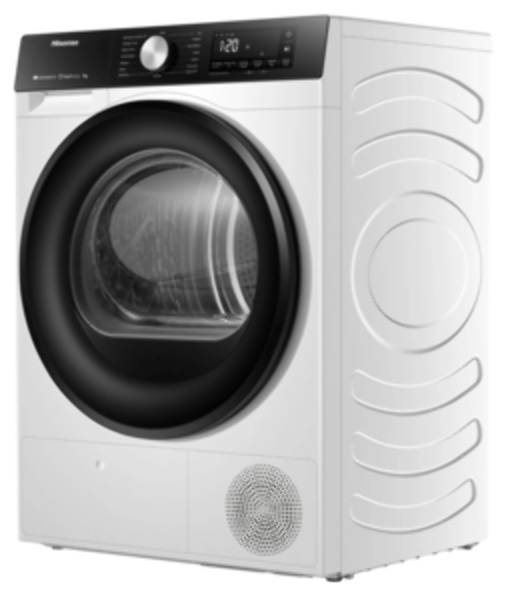 Сушильная машина Hisense DH3S702UWDE белый, 7 кг, сушка - конденсационная, программ - 16, 59.5 x 84.5 x 54 см