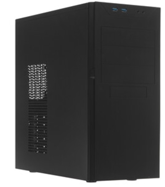 Компьютерный корпус MidiTower Powerman BA833 черный (без блока питания)