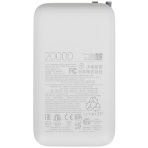 Портативный аккумулятор Xiaomi BHR9738GL 20000mAh QC3.0/PD2.0 22.5W 3A USB-A/USB-C светло-серый, фото 1