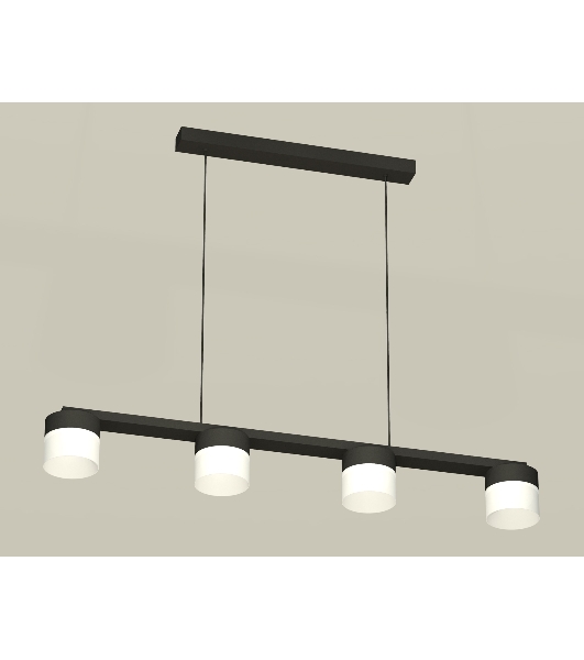 Светильник Ambrella light XB9152205/4 SBK/FR черный песок/белый матовый GX53 (C9152, N8402)