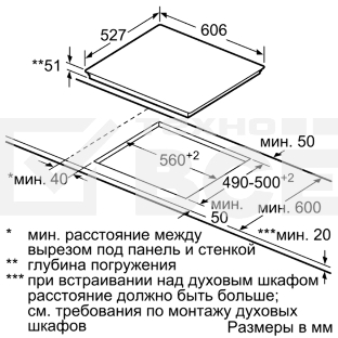 Варочная поверхность Bosch PXE675DC1E черный