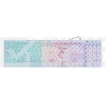 Клавиатура Oklick 420MRL [1091227] проводная, USB, белый, фото 1