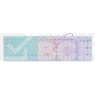 Клавиатура Oklick 420MRL [1091227] проводная, USB, белый