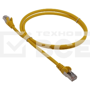 Патч-корд LANMASTER LSZH FTP кат.5e, 10 м, желтый