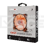 Вентилятор для корпуса Crown CMCF-12025S-1223 черный/оранжевый, 120 мм, 1650 об/мин, 28 дБ, 3 pin, фото9