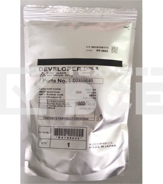 Девелопер Ricoh DEVELOPER BLACK (D1979641/D1979640), черный, пакет, 120000 отп., для MP 4054SP/MP 4054ASP/MP 4054AZSP/MP 5054SP/MP 5054ASP/MP 5054AZSP/MP 6054SP/MP 6054ZSP/ MP 2554SP/2554ZSP/3054/3054SP/3054ZSP/3554SP/3554ZSP